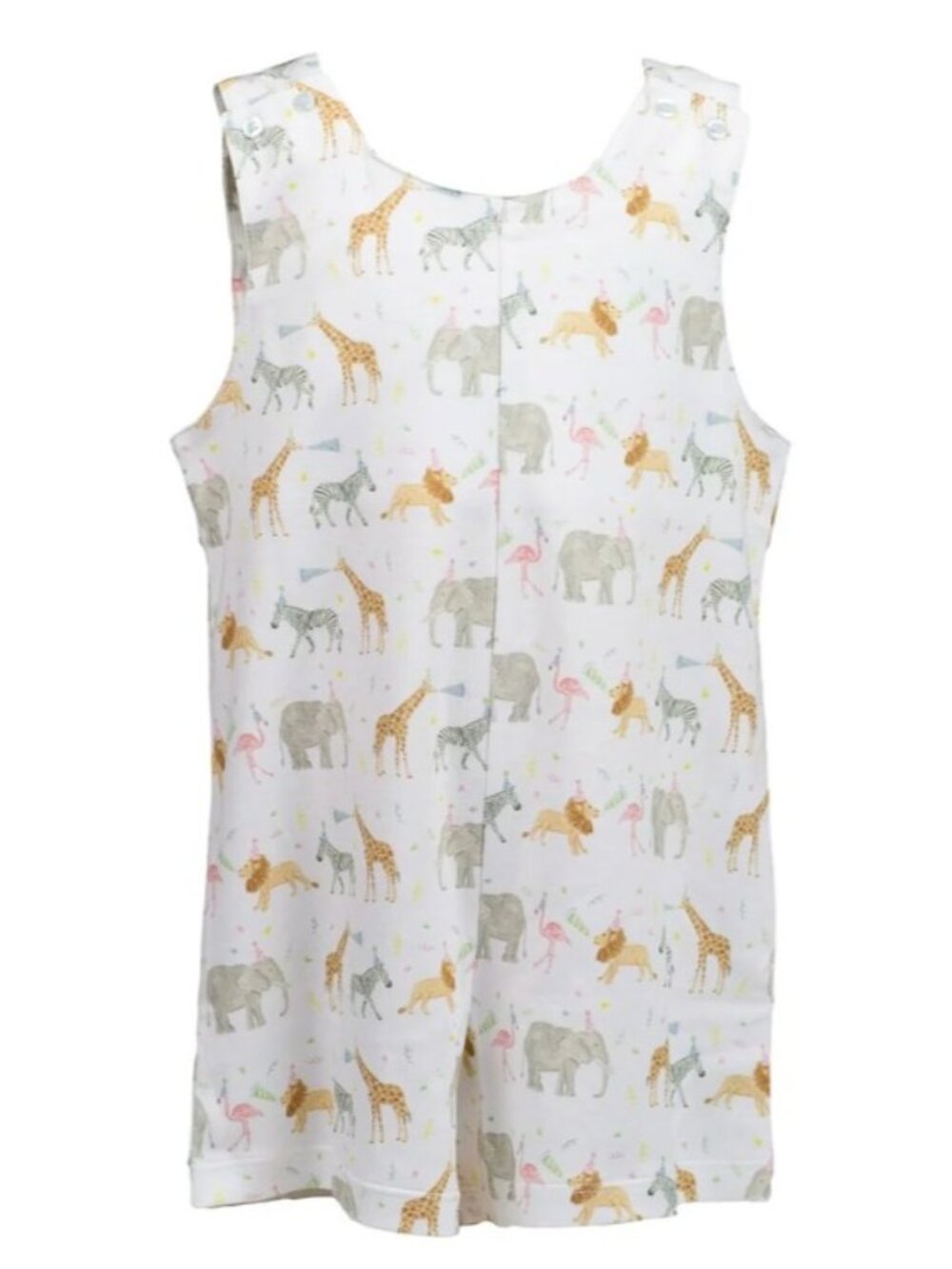 The Proper Peony Pima Jon Jon in Party Animal Print, size 3T